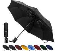 Ombrello Pieghevole, Ombrello Portatile Automatico Antivento Compatto Resistente