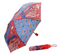 Ombrello pieghevole Spiderman Marvel accessorio per la pioggia ombrello richiudibile per bambini struttura in fibra di vetro apertura automatica