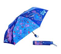 OMBRELLO PIEGHEVOLE STITCH ANGEL DISNEY ACCESSORIO PER LA PIOGGIA BAMBINI