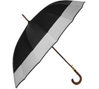 OMBRELLO PIOGGIA GRANDE 16 STECCHE NERO 112CM DA PIOGGIA LUNGO 92CM RESISTENTE