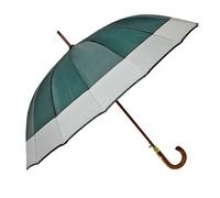 OMBRELLO PIOGGIA GRANDE 16 STECCHE VERDE 112 CM DA PIOGGIA LUNGO 92 CM