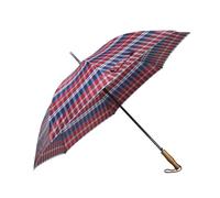 Ombrello Pioggia Grande 8 stecche SCOZIA BLU ROSSO CUOIO Struttura fibra 9522