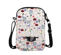 Ombrello Poppins Cross Body Bag Supercalifragilistic Expialidocious Messenger Bag Mary Inspired Borsa a tracolla, Ombrello Cb, 15*21*2cm