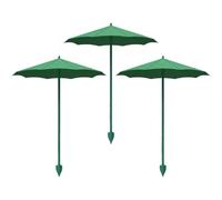Ombrello protettivo per piante - 3 pezzi Saemlinge copertura UV, leggero parasole per piante, design traspirante accessorio da giardino | Affidabile per piante giovani e piante, multicolore, 34cm