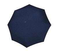 ombrello reisenthel pocket duomatic mixed dots red- Ombrello compatto da tasca realizzato con bottiglie in PET riciclate - Con grande pulsante e design ergonomico del manico, Couleur:mixed dots red