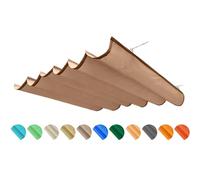 Ombrello retrattile a baldacchino impermeabile con protezione UV per patio, pergola, giardino, riparo dal sole, elegante tenda da sole per terrazza e portico
