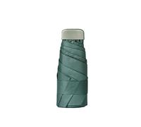 Ombrello Sottile Portatile 5 Pieghevoli, da Viaggio - Compatto for Esterni Leggero Stand Up To Snow Stor,Rosa(Green)