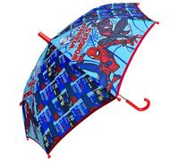 Ombrello Spiderman Marvel accessorio per la pioggia bambini struttura in fibra di vetro apertura manuale
