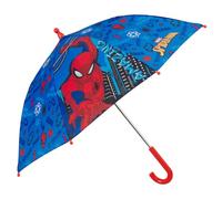 Ombrello Spiderman per bambini, con apertura manuale, motivo: Marvel Spider Man, ombrello da ragazzo, colore blu, resistente, resistente al vento, piccolo ombrello, scuola materna, ragazzo, diametro