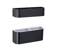 Ombrello Stands Metal Hombrell Horten Stand, portafonde di salvamento spaziale in ingresso, montato con vassoio a goccia, per corridoio foyer/strato nero/singolo (strato singolo argento luminoso)