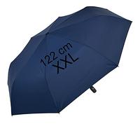 Ombrello tascabile Full Class XXL, con apertura automatica e copertura da 122 cm, Blu Insignia, 122 cm