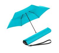 Ombrello tascabile Knirps Ultra US.050 Slim Manual - Ultra leggero e piatto - Resistente alle tempeste - Antivento - 21 cm - Aqua