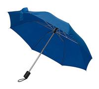 Ombrello telescopico pieghevole compatto, unisex Blu Blue