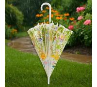 Ombrello trasparente antivento a cupola per bambini, decorazione per