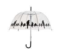 Ombrello Trasparente Originale Con Uccellini Su Filo. Ø83 Cm