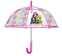 Ombrello Trasparente RAINBOW HIGH Bambina Cupola Automatico Antivento PERLETTI