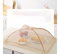 Ombrello traspirante vintage per alimenti, design ideale per esterni e stoccaggio, pieghevole e traspirante, dimensioni generose con dimensioni di 50 x 70 cm (3)