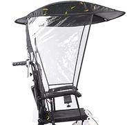 Ombrello universale per sedia a rotelle, portatile, con protezione UV, per scooter e sedie a rotelle, accessorio per tutte le stagioni