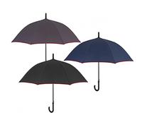 Ombrello Uomo Perletti Golf Lungo Parapioggia Sole Automatico Antivento Bordino