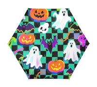 Ombrello UV50+ perfetto per auto, golf e On-the-Go vento e pioggia ombrelli di protezione per pioggia grande auto aperto sombrillas de lluvia halloween decor