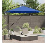 Ombrellone 294 x 294 x 248 cm Poliestere e Alluminio Azzurro