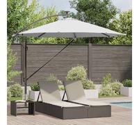 Ombrellone 294 x 294 x 248 cm Poliestere e Alluminio Sabbia