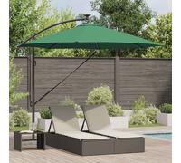 Ombrellone 294 x 294 x 248 cm Poliestere e Alluminio Verde