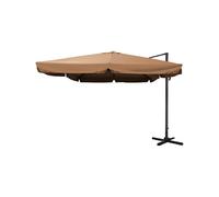 Ombrellone 3x4 In Alluminio Orientabile A Braccio Decentrato Con Flap Sabbia