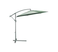 OMBRELLONE PALO BRACCIO LATERALE DECENTRALO TELO VERDE ROTONDO TONDO 300CM 3MT