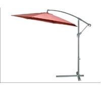 OMBRELLONE A BRACCIO PER ESTERNO COLORE ROSSO BORDò tondo CON asta