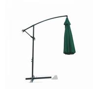 OMBRELLONE A BRACCIO TONDO 3 M VERDE ACCIAIO PALO 42 48 MM MARMETTE ESCLUSE