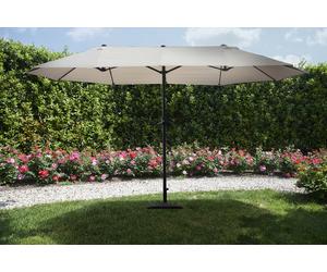 OMBRELLONE A PALO CENTRALE DOPPIO RETTANGOLARE - "LOULE" PAPILLON