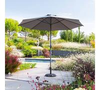 OMBRELLONE A PALO CENTRALE MOD. LOOMPA DIAM. MT 3 GRIGIO ARDESIA