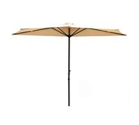Ombrellone a Parete 1/2 Tondo Ø 270 Cm Struttura in Alluminio da Giardino per