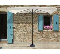 OMBRELLONE A PARETE RETTANGOLARE TARRAGONA CM.230x130x254H ARREDO GIARDINO