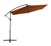 Ombrellone a Sbalzo con Palo in Alluminio 300 cm Terracotta
