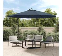 Ombrellone a Sbalzo da Giardino 3,5 m Blu