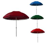 Ombrellone A Sbalzo,Ombrellone Da Spiaggia,Design Pieghevole E Portatile,1 Pz,2.6/2.8/3/3.2m, Doppia Faccia, Palo In Acciaio, For Piscina Da Giardino, Paglia(Dark green,2.6m/8.5ft)