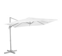 Ombrellone a sbalzo Pisogne 300x300cm - Parasole Premium | Bianco
