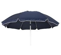 Ombrellone Alluminio 220 Camino Antivento Stecche FIberglass Spiaggia Mare Lido Blu