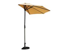 OMBRELLONE ALLUMINIO A PARETE MEZZA LUNA DIAM.270 CON BASE