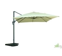 OMBRELLONE ALLUMINIO PALO GIREVOLE LATERALE BRACCIO MT.3X3 DECENTRATO 300X300