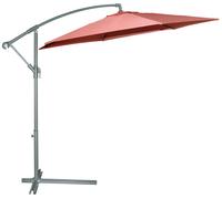 Ombrellone alluminio tondo laterale 300 cm salmone Garden Deluxe Collection