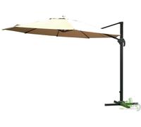 OMBRELLONE ALLUMINIO TONDO ROTONDO DECENTRATO LATERALE CM.350 TELO IMPERMEABILE