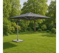 Ombrellone Braccio 3x4 Aries in Alluminio Grigio Scuro