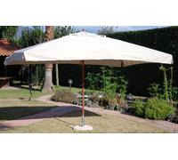 Ombrellone in legno da giardino esterno 3x4mt con palo centrale OASIS