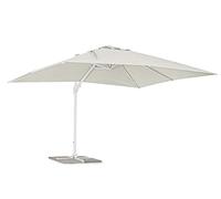 Ombrellone a Braccio Eden 3x4 Metri Colore Naturale Palo Bianco