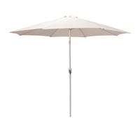 OMBRELLONE CENTRALE GIARDINO Ø 3 MT BAIA ACCIAIO GAZEBO PISCINA TERRAZZO BIANCO