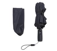 Ombrellone con ventola incorporata, rete di sicurezza portatile ricaricabile tramite USB, protezione UV UPF 50, ombrellone rinfrescante per viaggi all'aperto, spiaggia, patio (Nera)