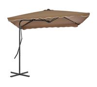 Ombrellone da Esterni con Palo in Acciaio 250x250cm Tortora